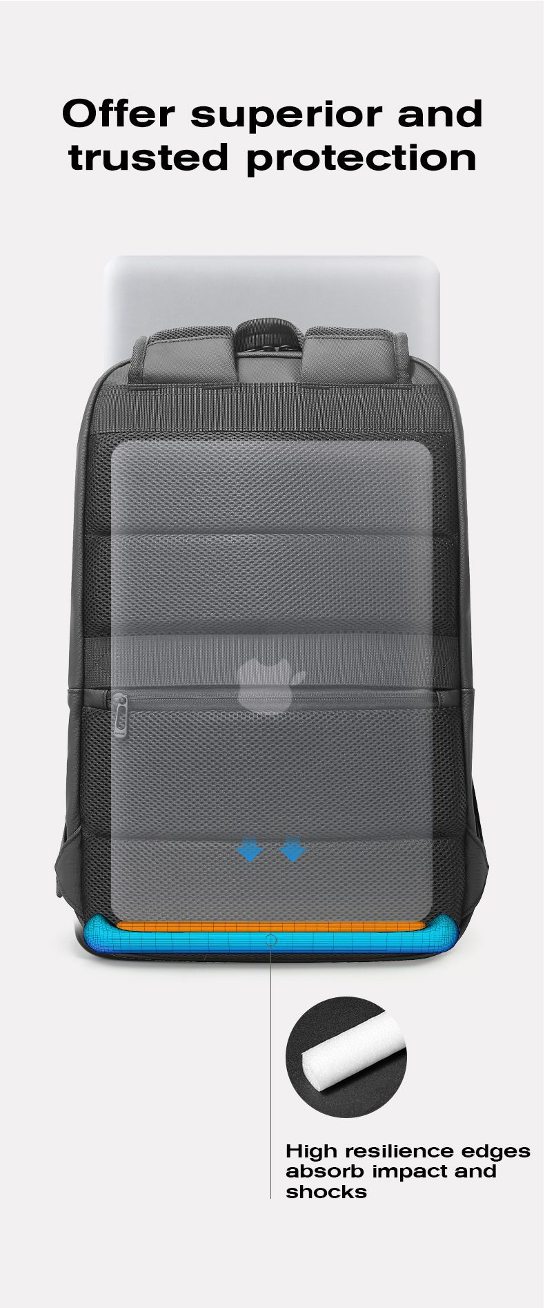 Σακίδιο πλάτης 20L Laptop 15,6” Bange 7822 χακί