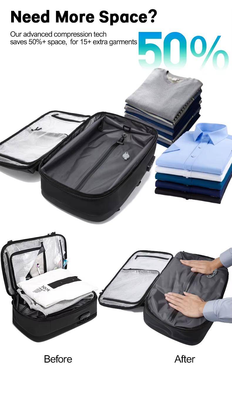 Σακίδιο πλάτης vacuum 22L Laptop 17,3” Bange 7875-1 μαύρο