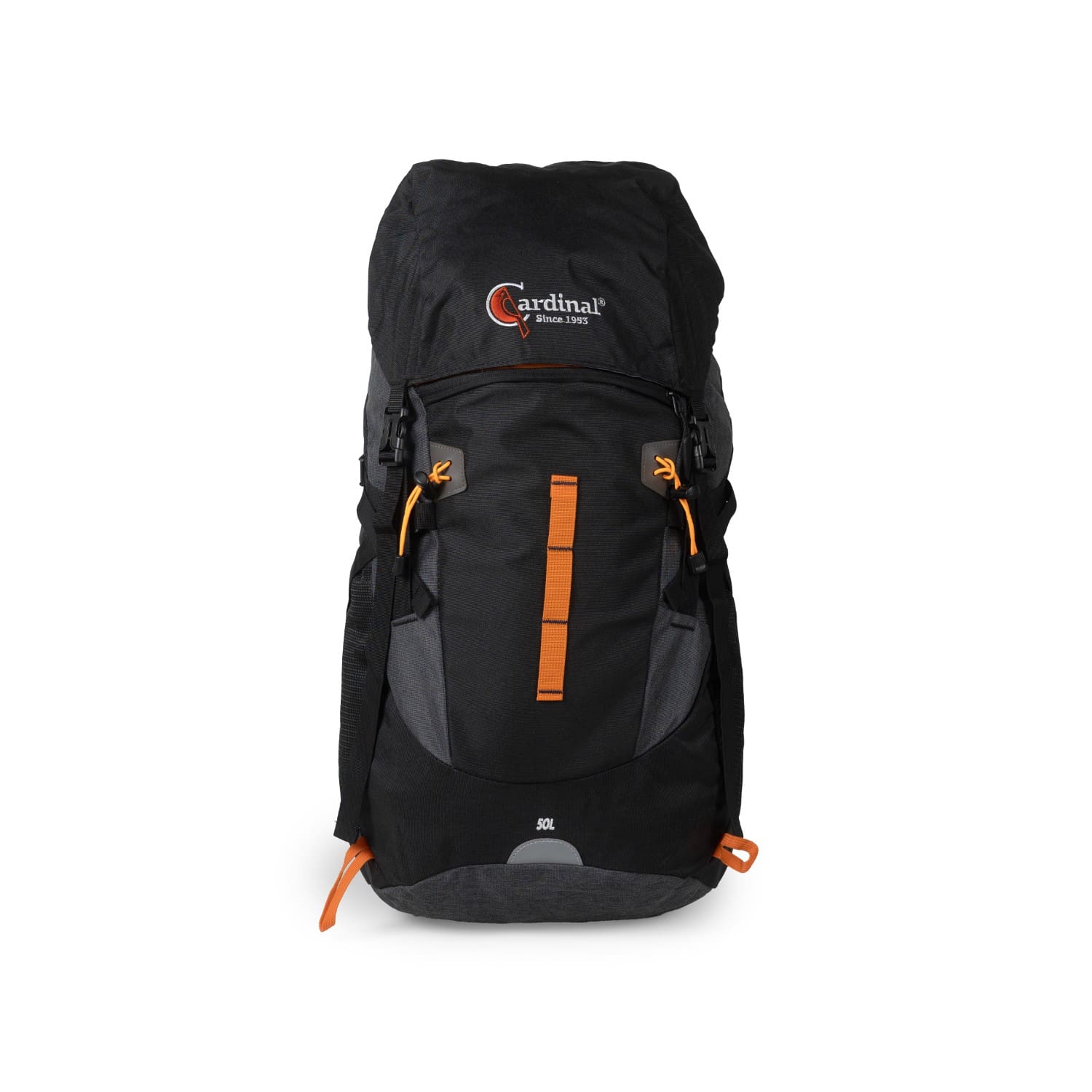 Σακίδιο πεζοπορίας αδιάβροχο Ταξιδιού Cardinal 50L 790 μαύρο