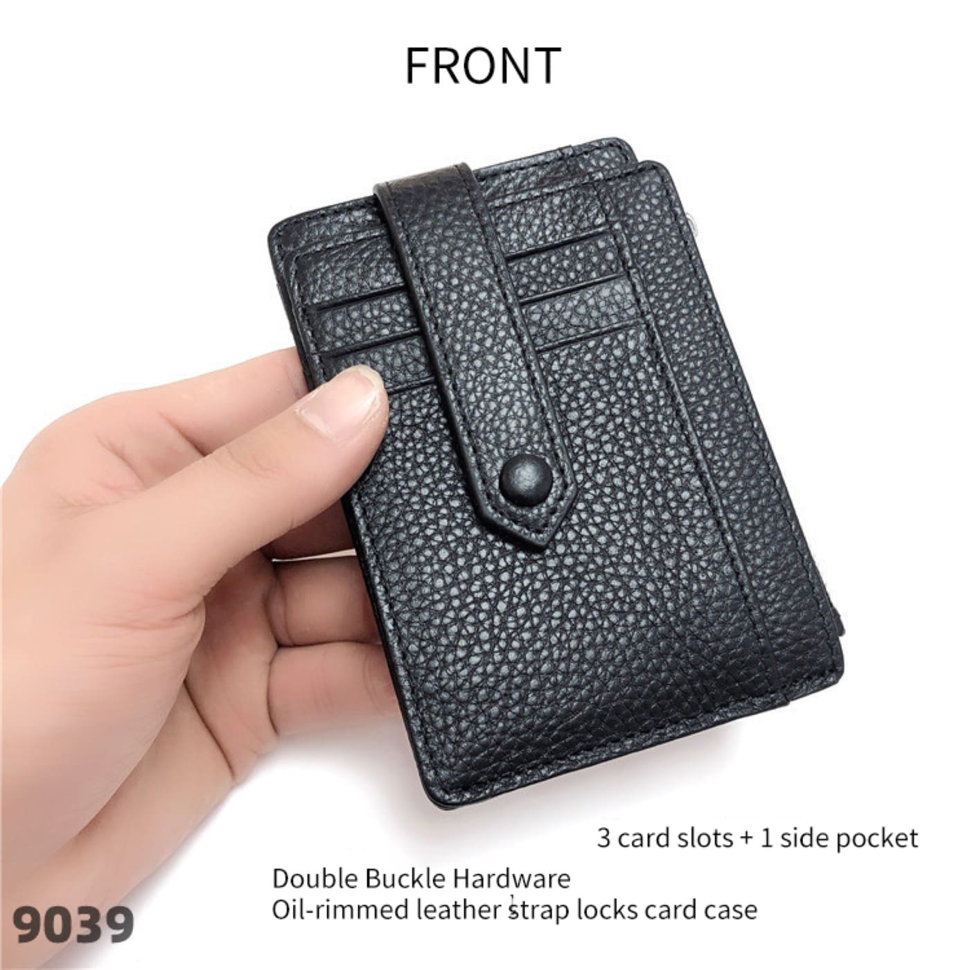 Δερμάτινo πορτοφόλι Cardinal 9039 black