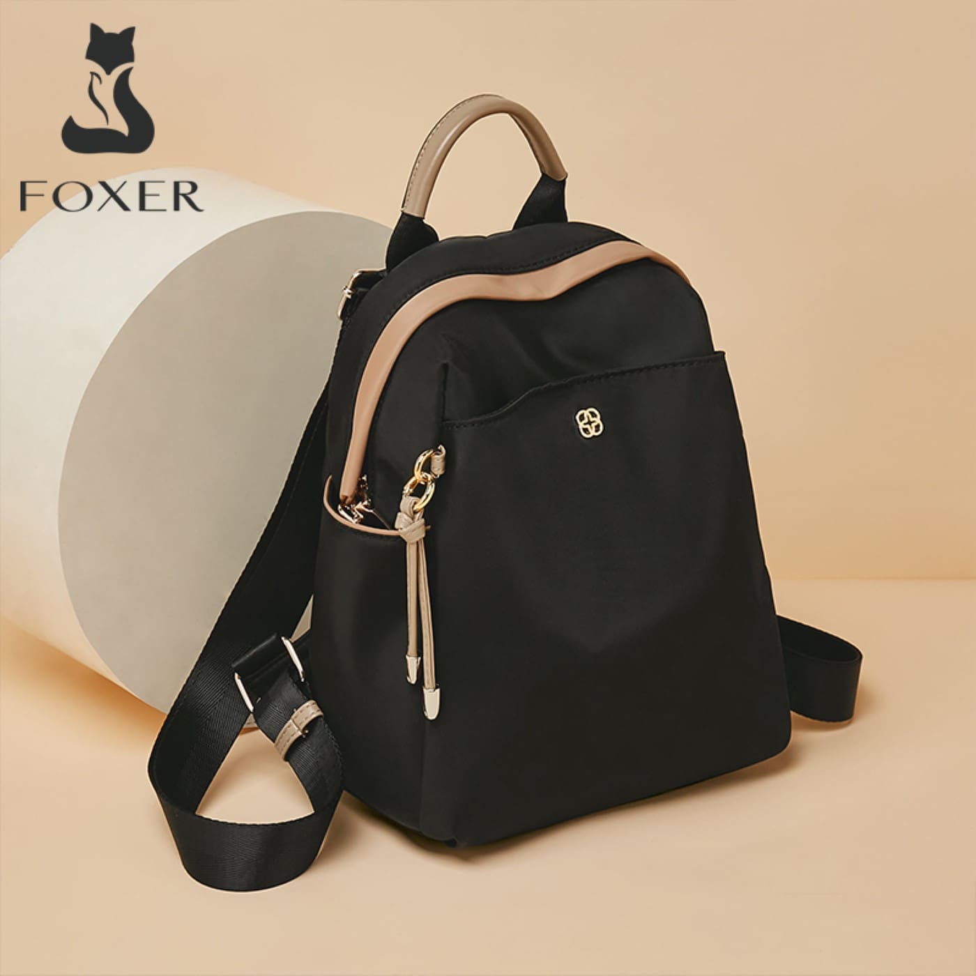 Σακίδιο Πλάτης Foxer 9151130F μαύρο