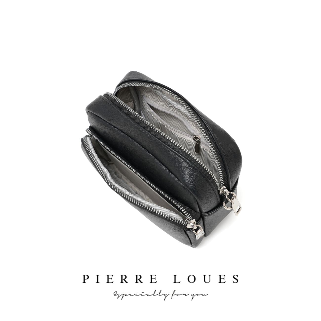 Γυναικεία Τσάντα Χιαστί Pierre Loues PL959-9 μαύρο