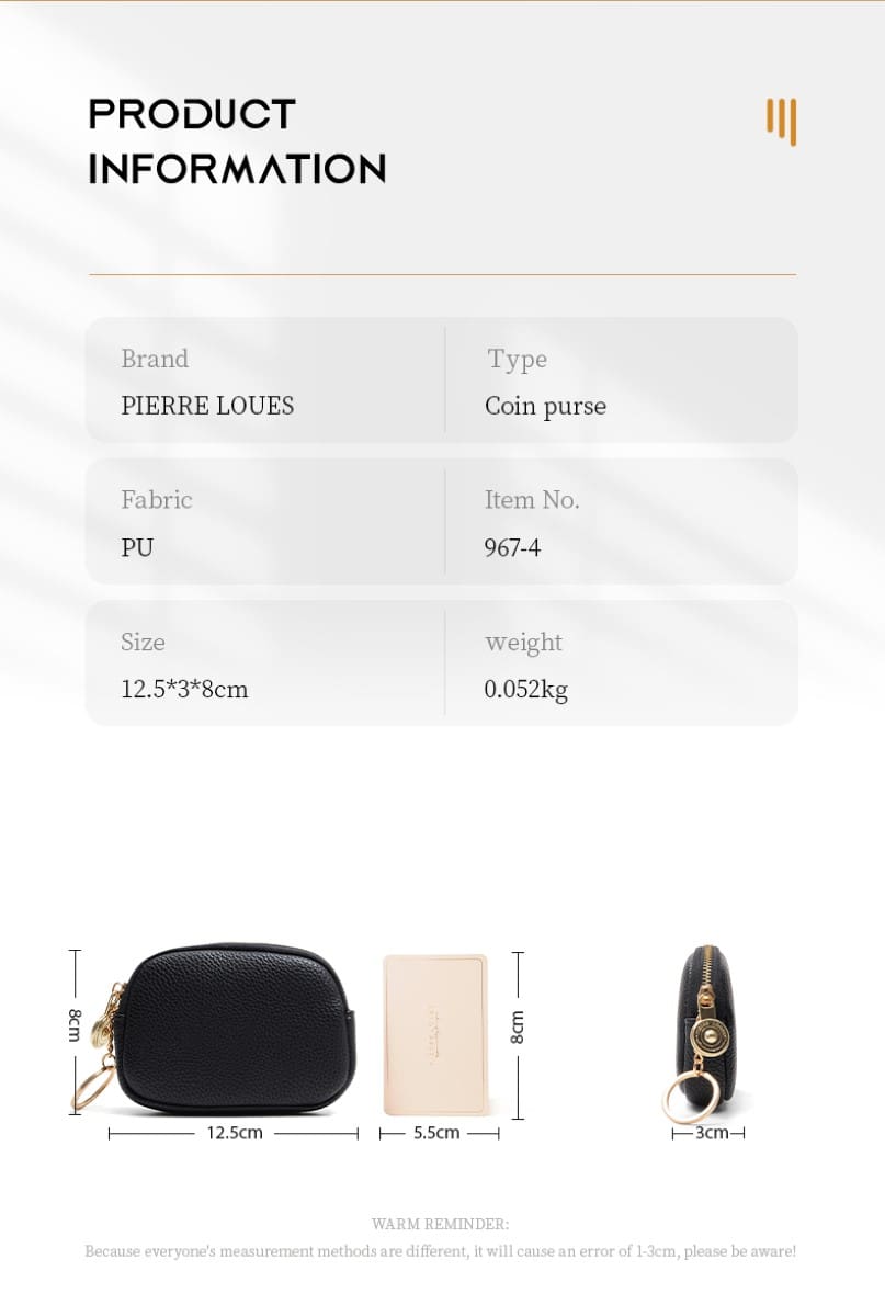 Γυναικείo πορτοφόλι Pierre Loues PL967-4 μαύρο