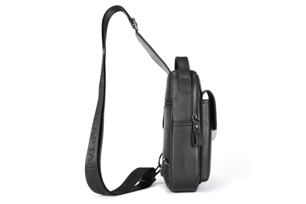 Δερμάτινο τσαντάκι body Bull Captain XB555 μαύρο