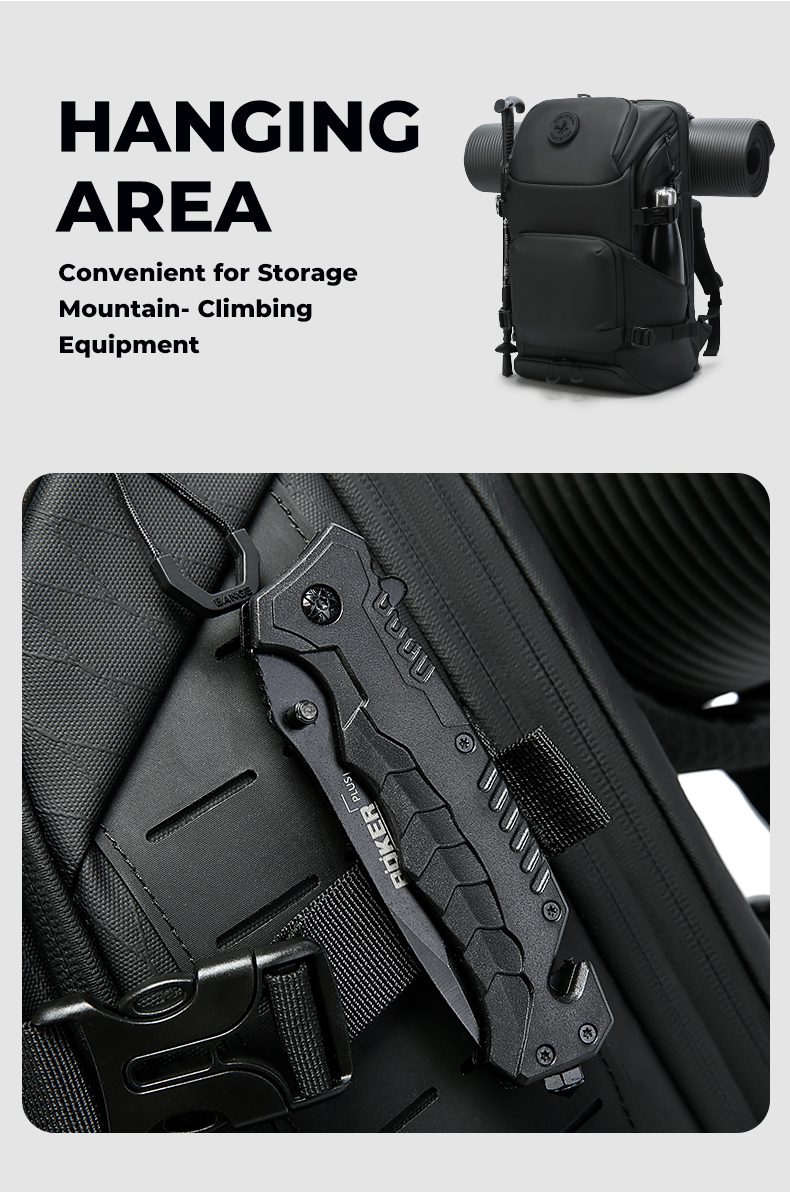 Σακίδιο Outdoor 35L Laptop 15,6” Bange FW229 μαύρο