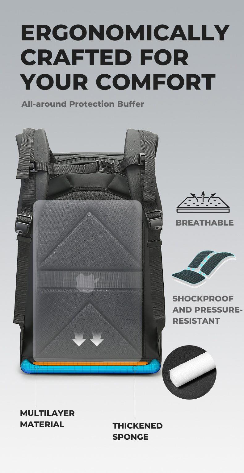 Σακίδιο Outdoor 35L Laptop 15,6” Bange FW229 μαύρο