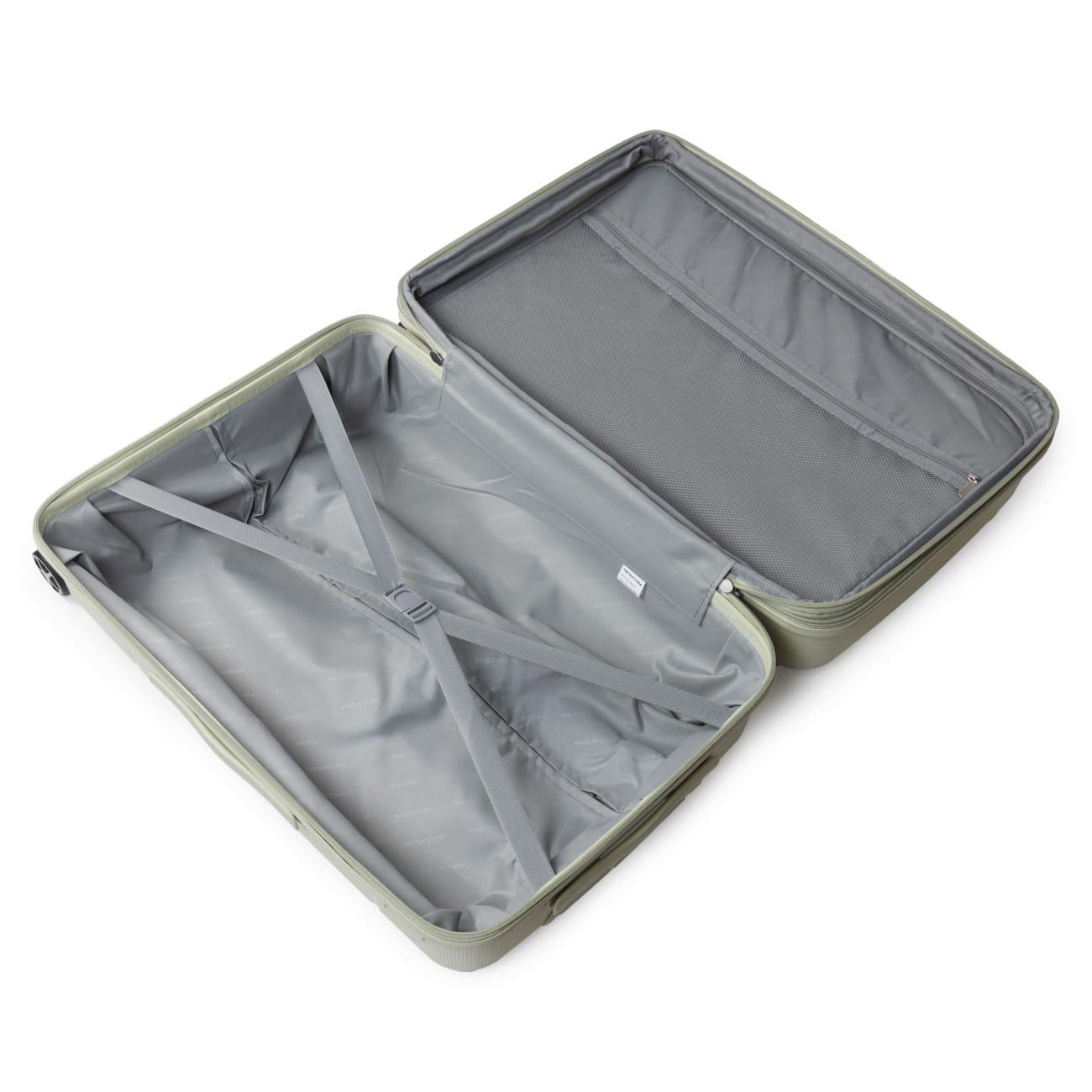 Βαλίτσα σκληρή Newcom N1595 (PP) μεγάλη 75,5x29,5x45,5 cm Πράσινο