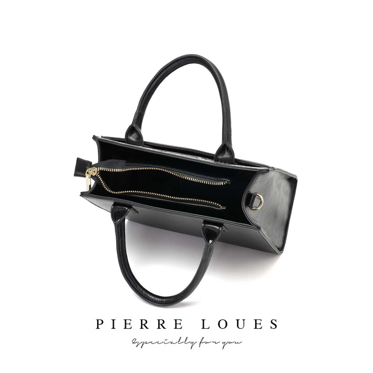 Γυναικεία τσάντα Χιαστί Pierre Loues PL615-38 μαύρο