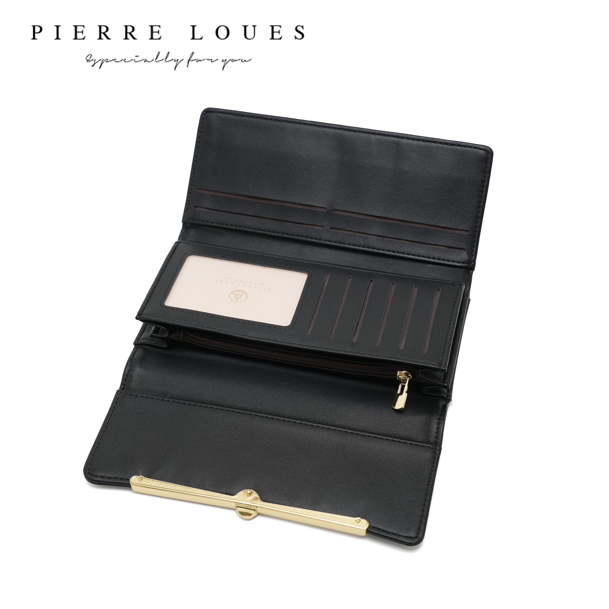Πορτοφόλι Γυναικείο Μεγάλο Pierre Loues PL986-63 μαύρο