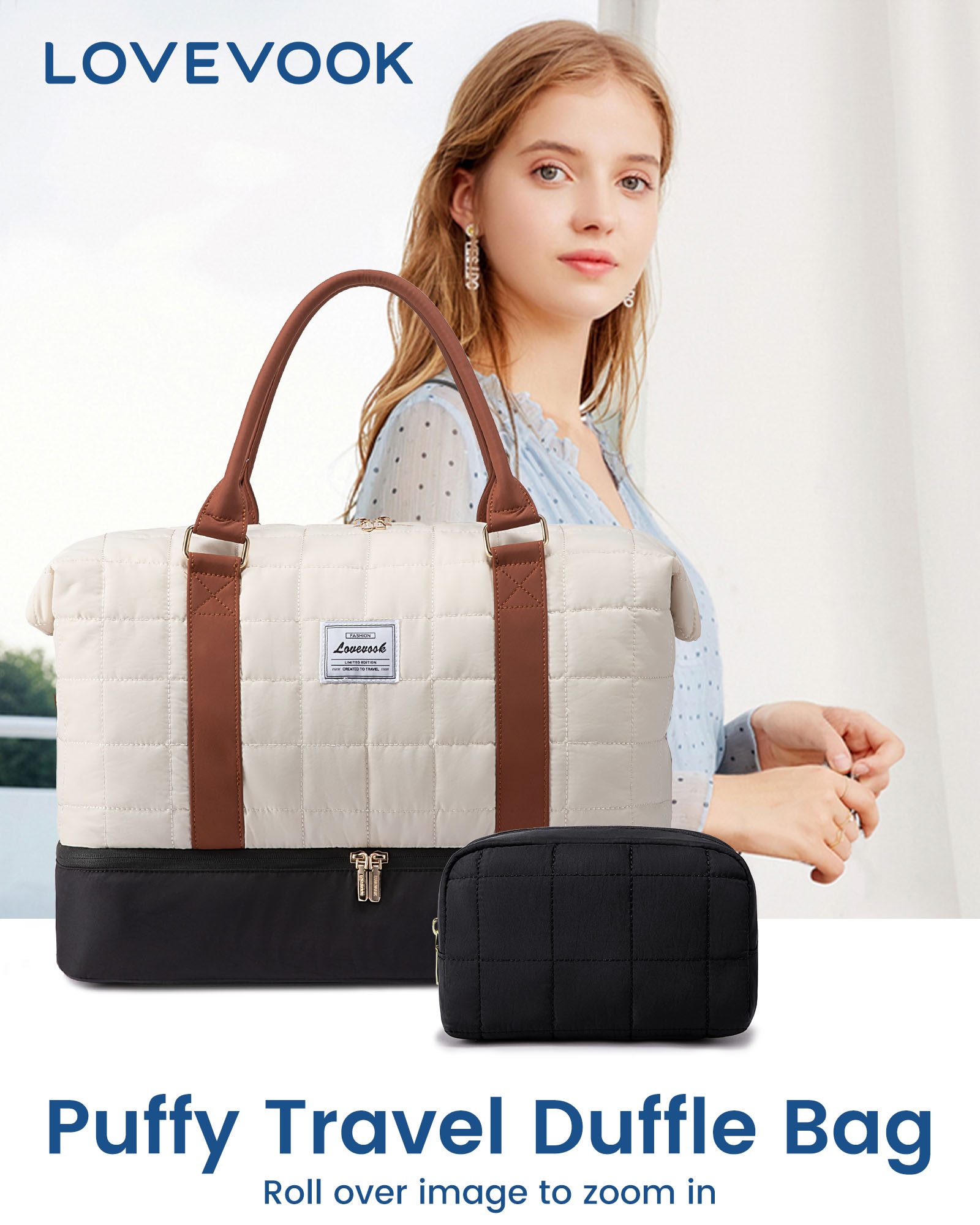 Σετ Σάκος ταξιδιού 40 L Lovevook UB4063 beige black
