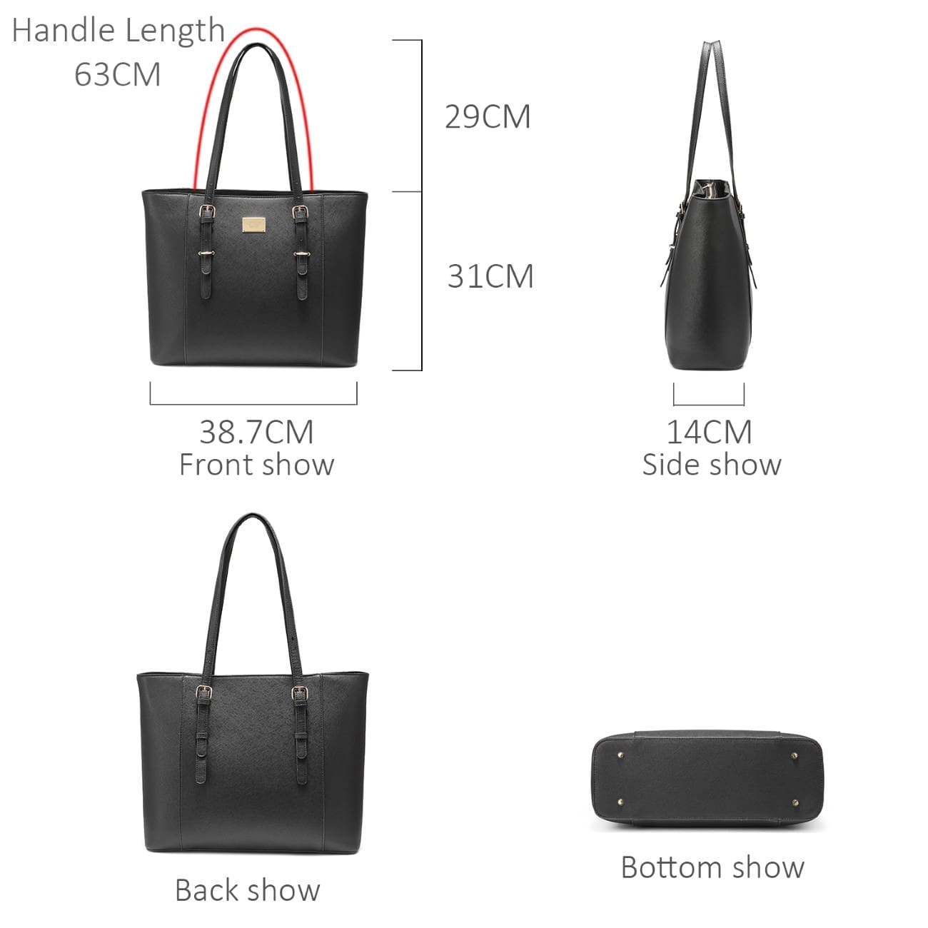 Γυναικεία Τσάντα για Laptop Lovevook 15,6'' WB1290 black