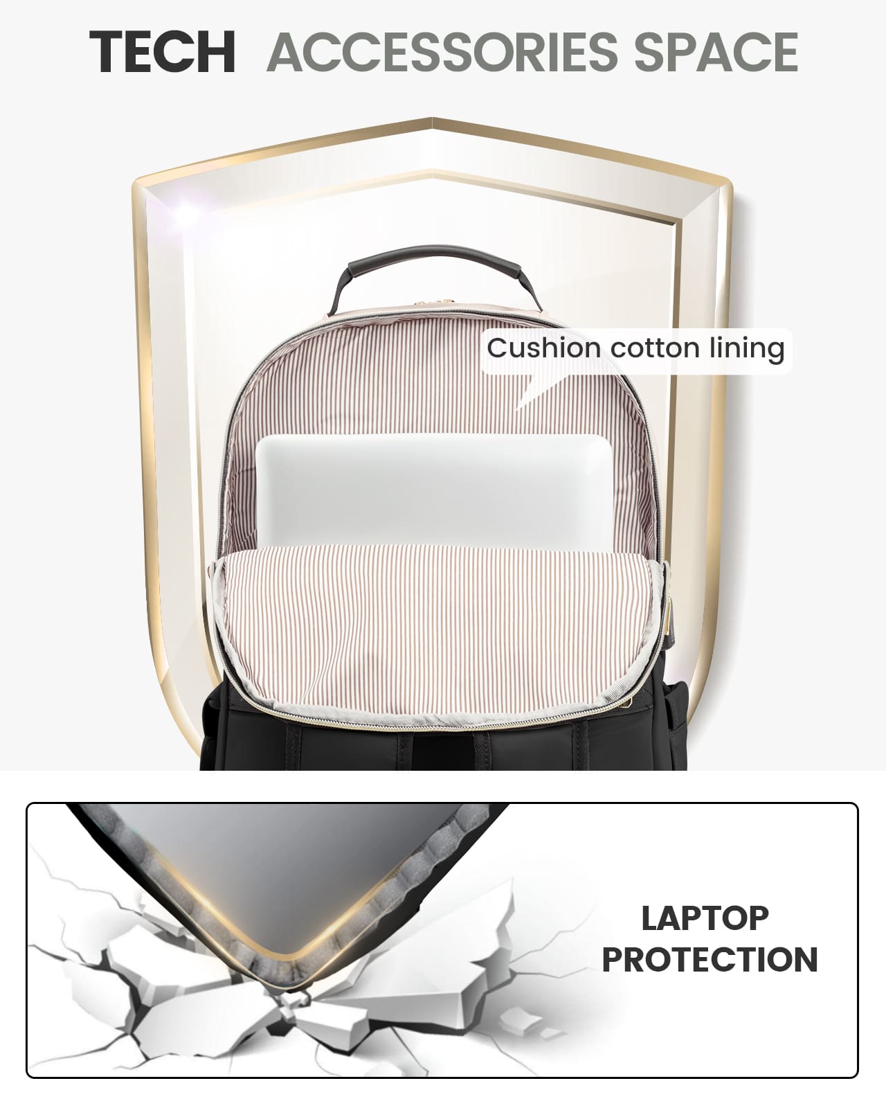 Γυναικείο Σακίδιο Laptop Casual Lovevook 15,6'' WB1533 black