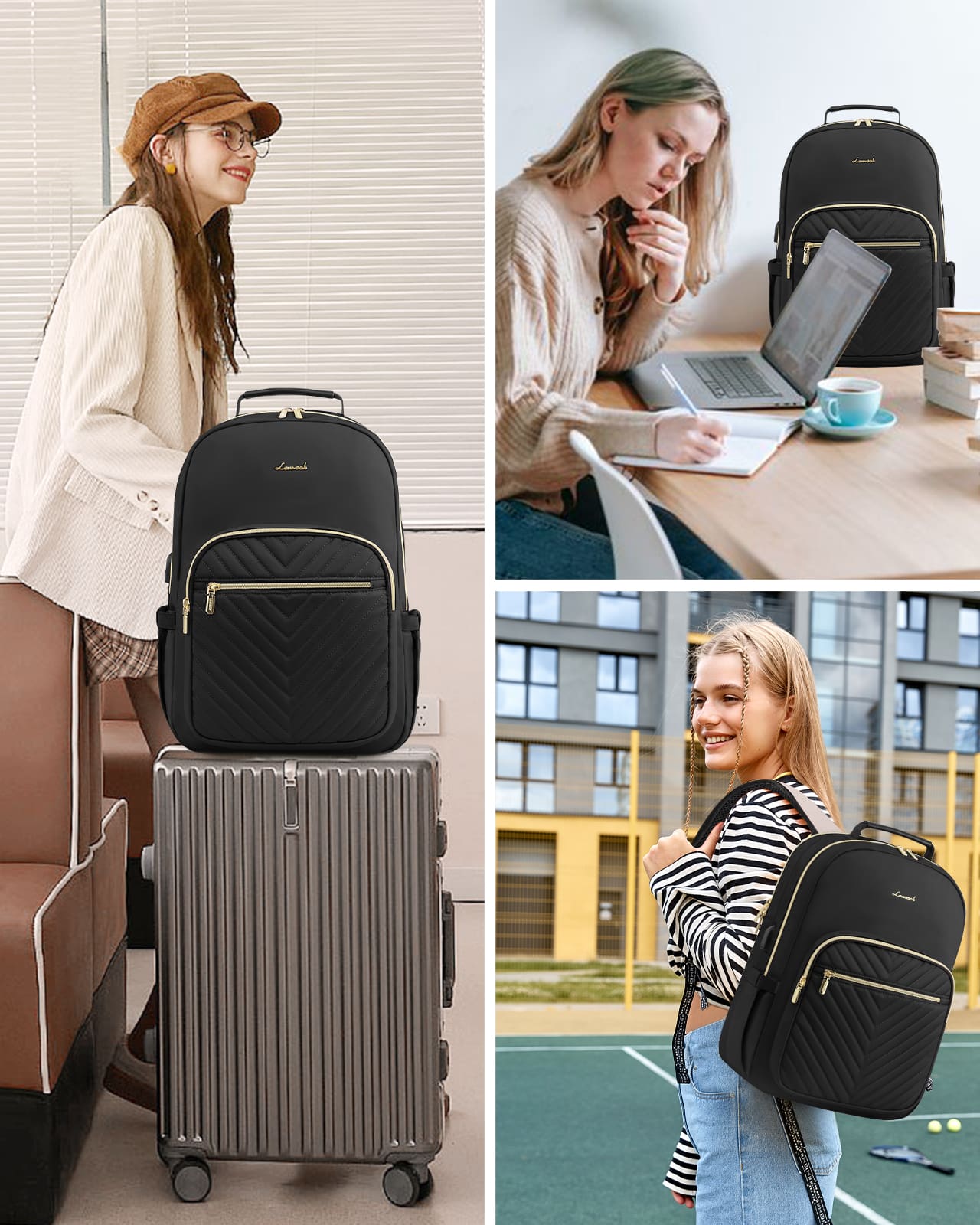 Γυναικείο Σακίδιο Laptop Casual Lovevook 15,6'' WB1533 black