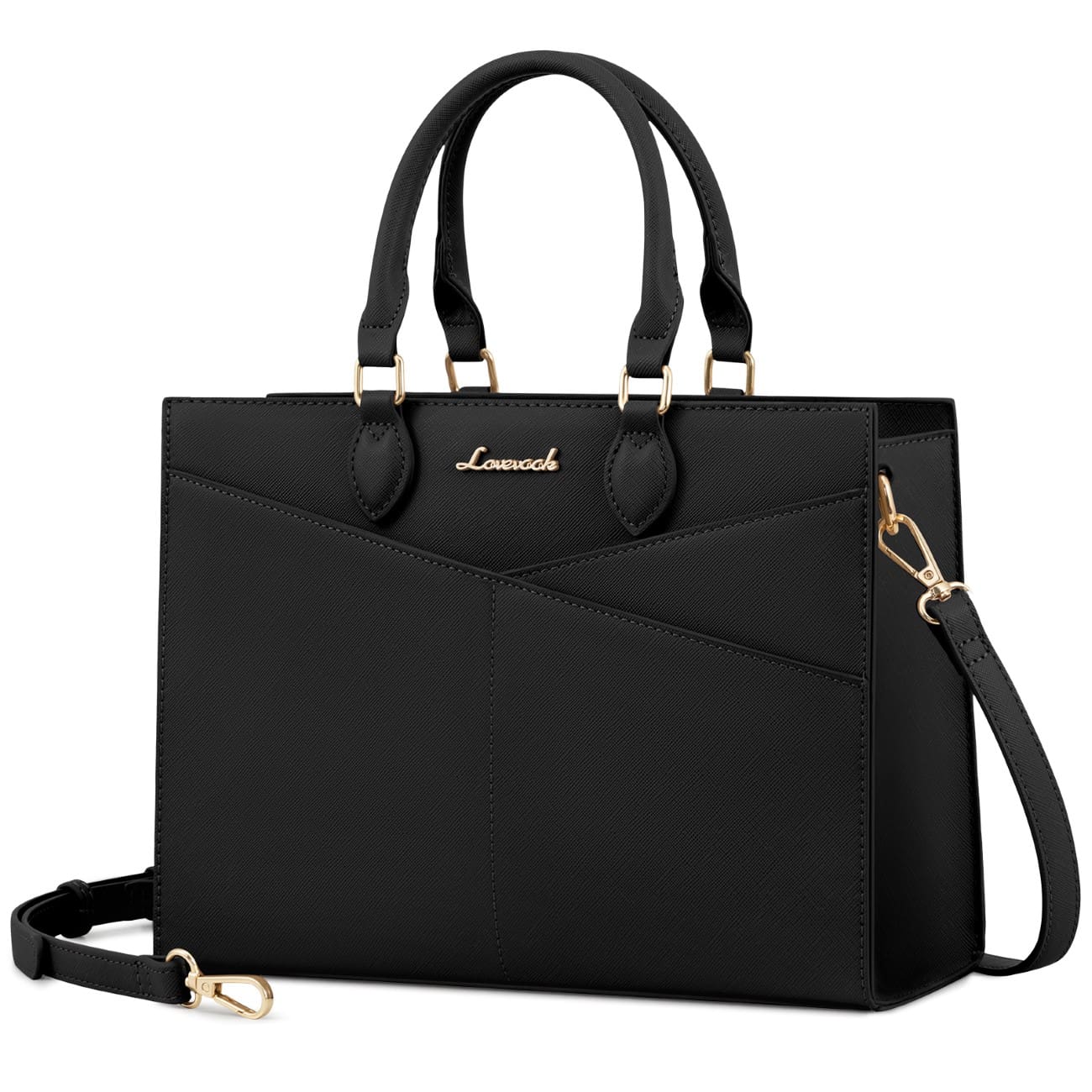 Γυναικεία τσάντα χειρός Lovevook 16'' WB3166 black