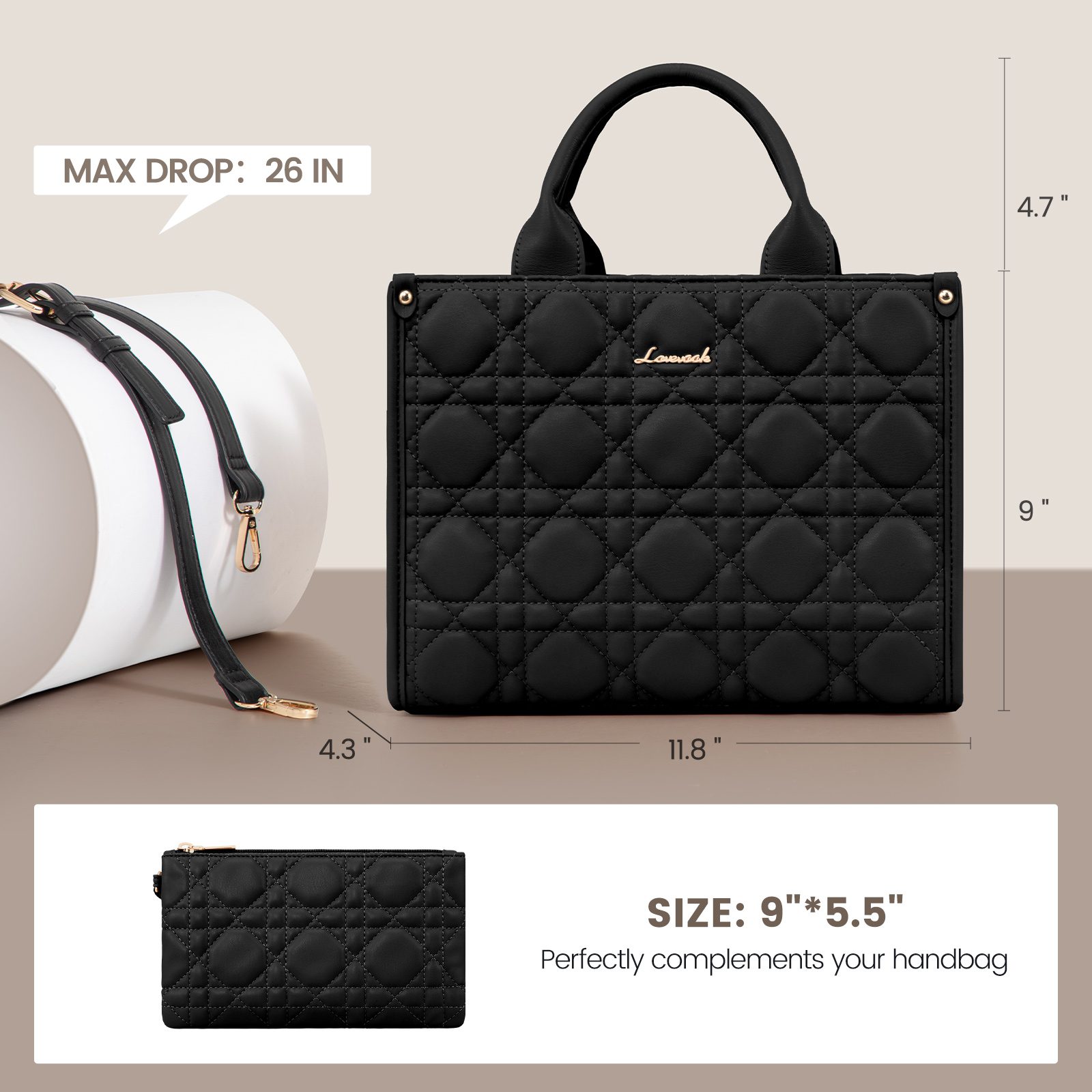 Τσάντα Χειρός & Χιαστί Lovevook 15,6'' WB3210 black