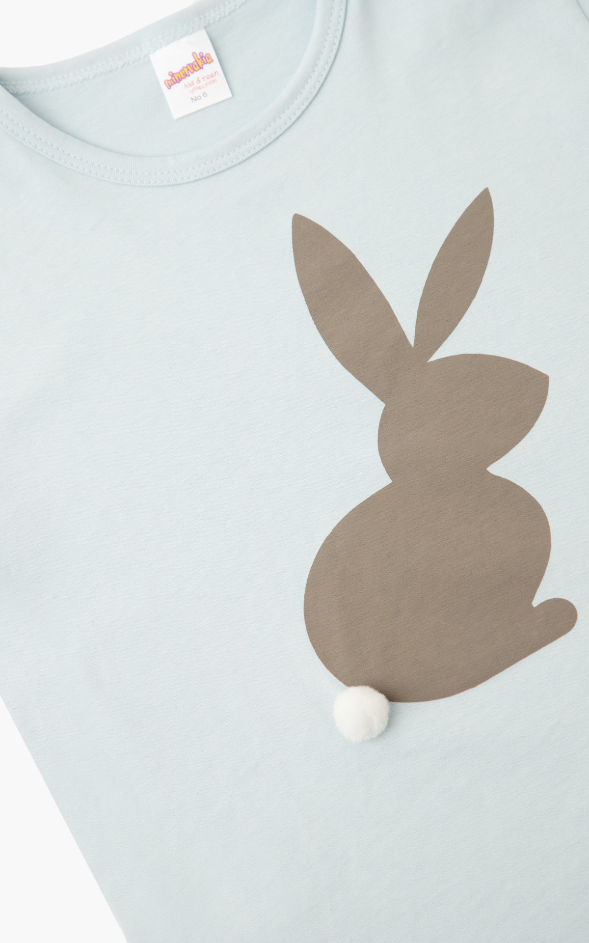 Παιδική Πιζάμα Βαμβακερή Τύπωμα Bunny 4ΕΤΟΣ-16Ε MINERVA 90-62283-620 ΣΙΕΛ