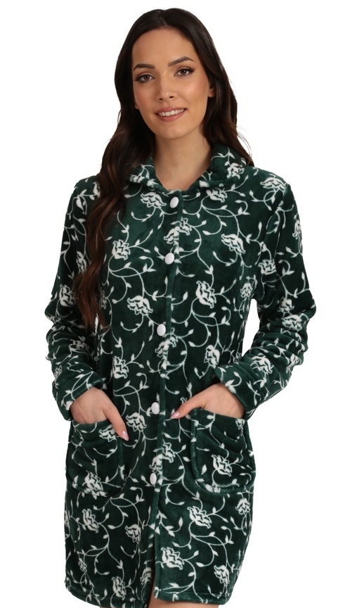 Γυναικεία Ρόμπα Χειμερινή Fleece Κουμπωτή Lydia Creations 24579 ΚΥΠΑΡΙΣΙ