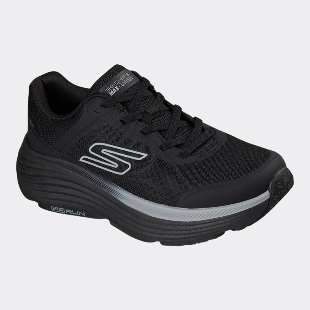 Ανδρικό Αθλητικό Παπούτσι Ορθοστασίας Running Air-Cooled Goga Mat NRT Technology SKECHERS Max Cushioning Endeavour 220613-BKGY ΜΑΥΡΟ
