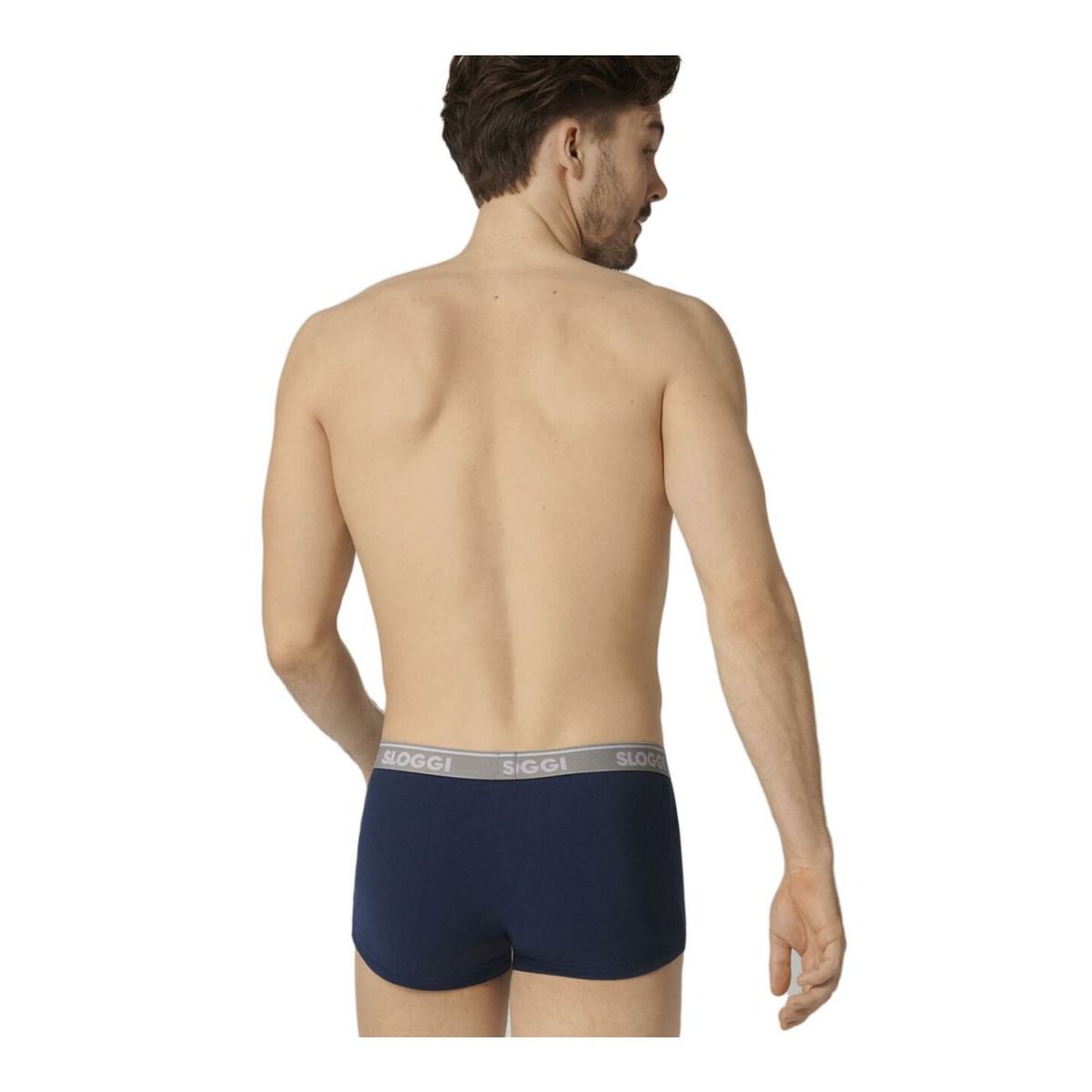 Ανδρικό εσώρουχό μποξερ Boxer Βαμβάκι 2Pack Sloggi Go ABC Hipster 10201601-1771 Μπλε