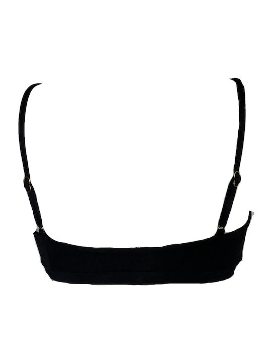 Γυναικείο Μαγιό Bikini Top Μπουστάκ FASHION SOLIDSι Blu4u 26366086-02 ΜΑΥΡΟ