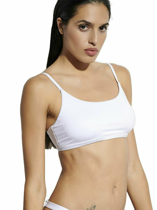 Γυναικείο Μαγιό Bikini Top Μπουστάκι FASHION SOLIDS Blu4u 26366086-01 ΛΕΥΚΟ