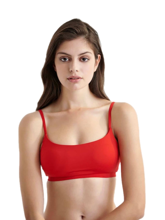 Γυναικείο Μαγιό Bikini Top Μπουστάκι FASHION SOLIDS Blu4u 26366086-07 KOKKINO