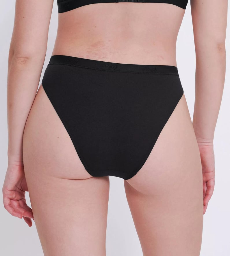 Γυναικείο Eσώρουχο Slip Βαμβακερό Sloggi GO CASUAL HIGH LEG 10217789 - 0004 ΜΑΥΡΟ