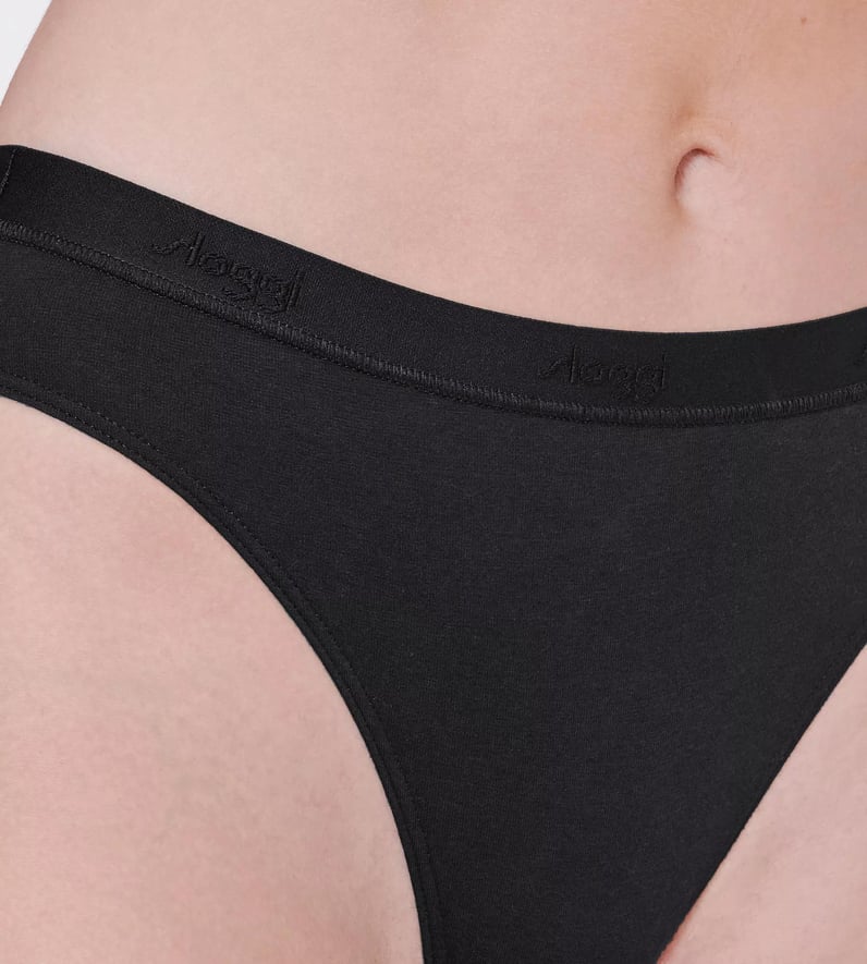 Γυναικείο Eσώρουχο Slip Βαμβακερό Sloggi GO CASUAL HIGH LEG 10217789 - 0004 ΜΑΥΡΟ