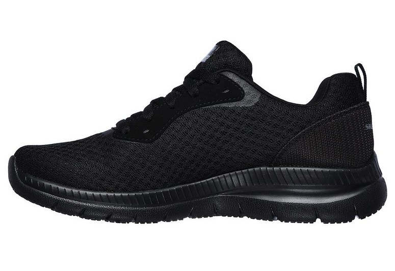 Αθλητικό παπούτσι Memory Foam ανατομικό EXTRA LIGHT SKECHERS BOUNTIFUL 12606 BBK Μαύρο/Μαύρο