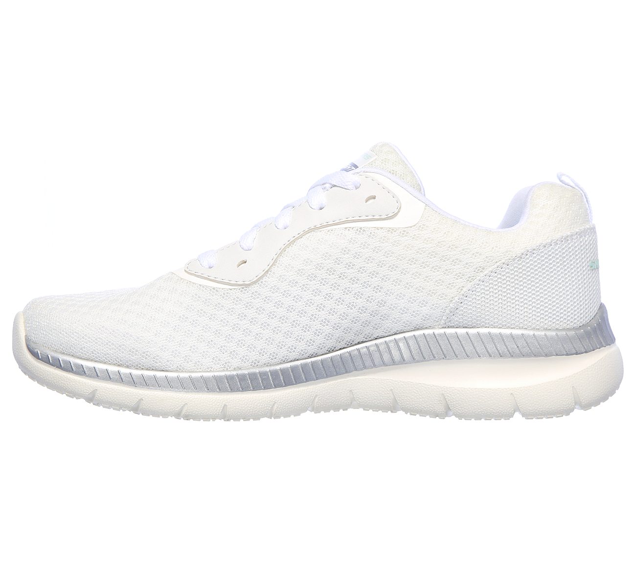 Αθλητικό Παπούτσι Memory Foam Ανατομικό EXTRA LIGHT SKECHERS BOUNTIFUL 12606-WSL WHITE