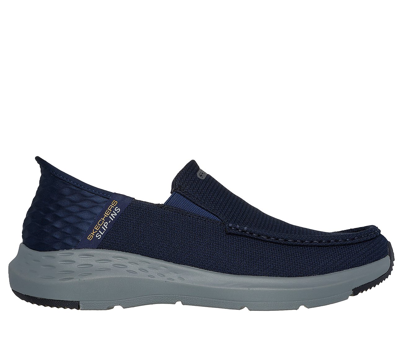 Ανδρικό Παπούτσι Casual Ορθοστασίας Slip-ins  Air-Cooled-Memory Foam-Goga Mat Arch SKECHERS Parson - Ralven 204804-NVY NAVY