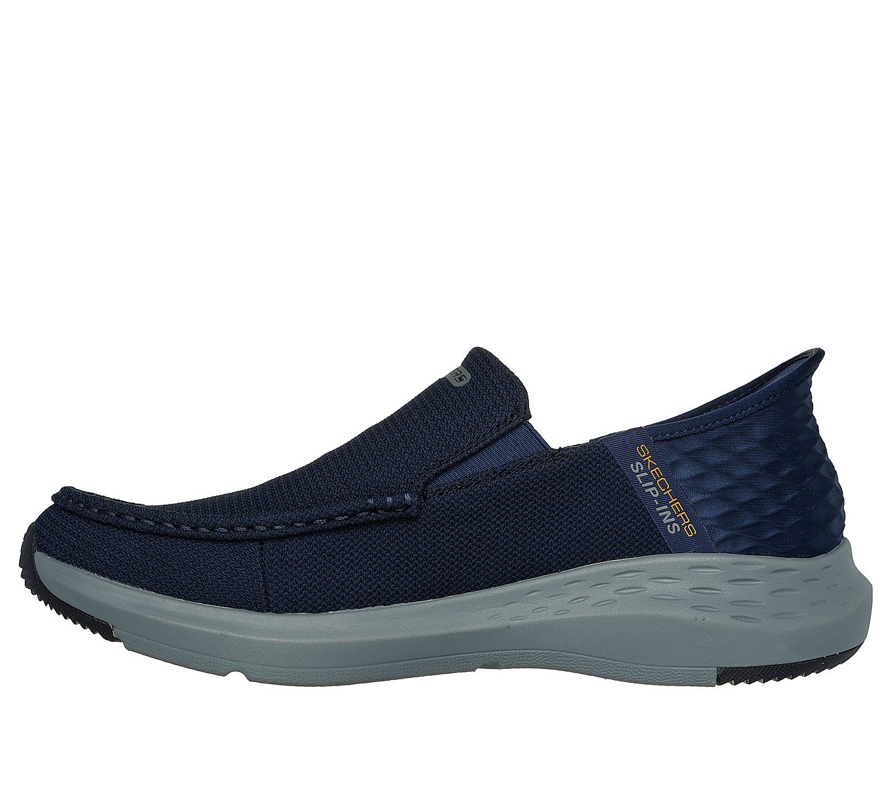 Ανδρικό Παπούτσι Casual Ορθοστασίας Slip-ins  Air-Cooled-Memory Foam-Goga Mat Arch SKECHERS Parson - Ralven 204804-NVY NAVY