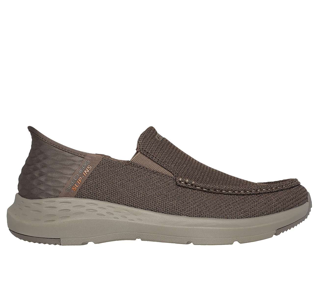 Ανδρικό Παπούτσι Casual Ορθοστασίας Slip-ins  Air-Cooled-Memory Foam-Goga Mat Arch SKECHERS Parson - Ralven 204804-TPE NATURAL
