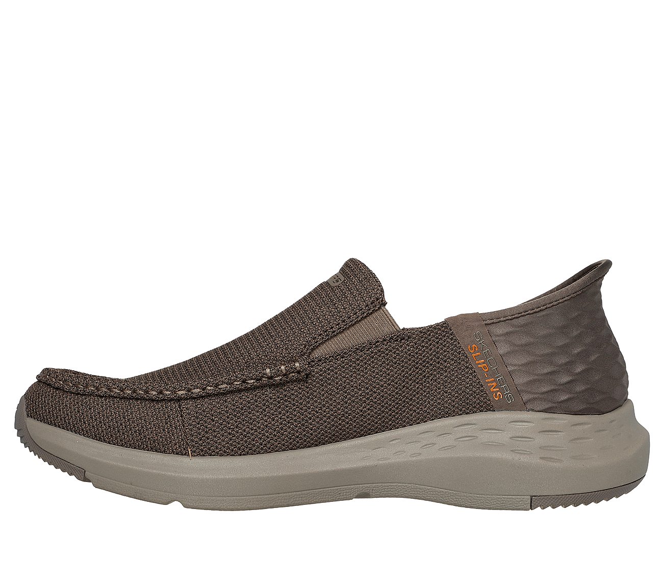 Ανδρικό Παπούτσι Casual Ορθοστασίας Slip-ins  Air-Cooled-Memory Foam-Goga Mat Arch SKECHERS Parson - Ralven 204804-TPE NATURAL