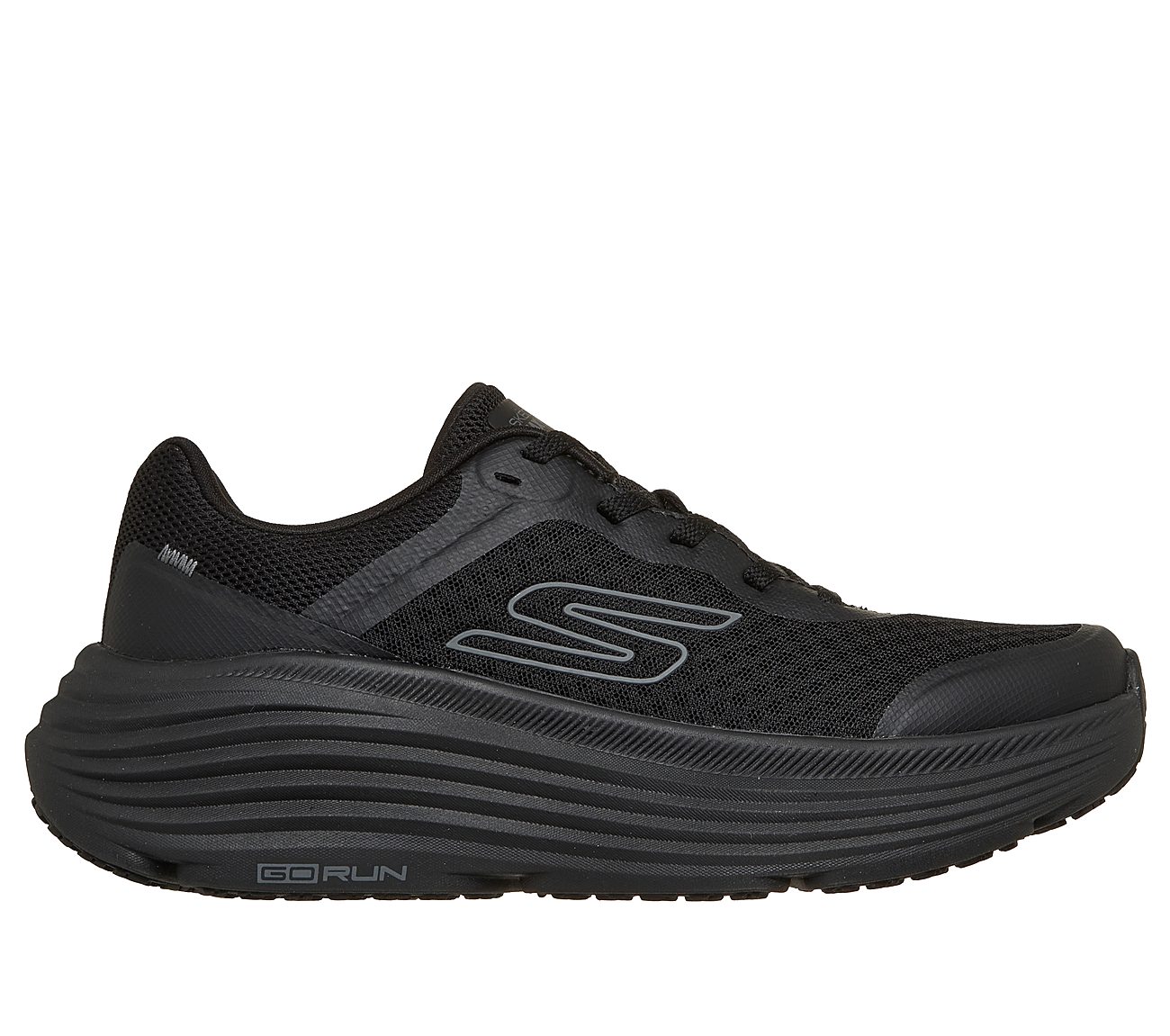 Γυναικείο Αθλητικό Παπούτσι Ορθοστασίας Running Air-Cooled Goga Mat NRT Technology SKECHERS Max Cushioning Endeavour 129470-BBK ΜΑΥΡΟ