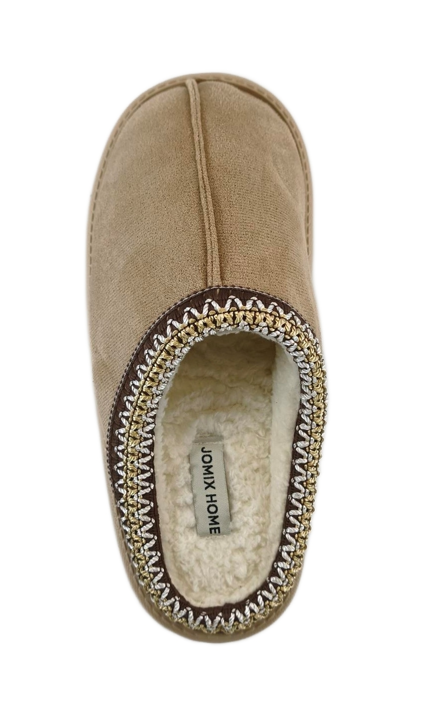 Γυναικεία Παντόφλα Χειμερινή Ραμμένη Super Light Comfort Jomix MD10095 ΜΠΕΖ