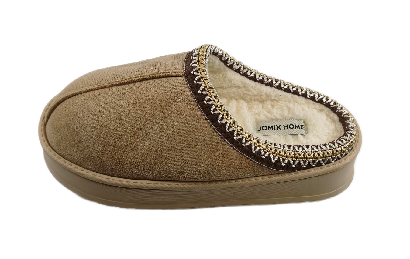 Γυναικεία Παντόφλα Χειμερινή Ραμμένη Super Light Comfort Jomix MD10095 ΜΠΕΖ