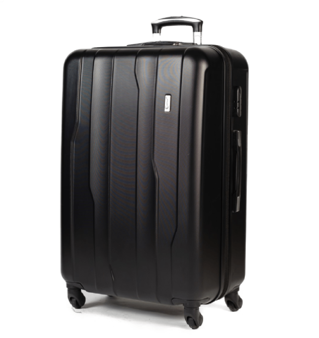 Βαλίτσα trolley 70cm x 47 cm x 25 cm 82L Large 28'' Σκληρή ABS Ρόδα 8cm Cardinal μεγάλη 2012/70cm ΜΑΥΡΟ