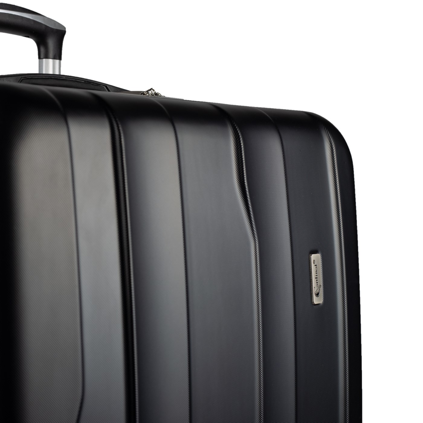 Βαλίτσα trolley 70cm x 47 cm x 25 cm 82L Large 28'' Σκληρή ABS Ρόδα 8cm Cardinal μεγάλη 2012/70cm ΜΑΥΡΟ