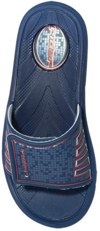 Παιδική σαγιονάρα με αυτοκόλλητο velcro Rider 780-1089-2 37529-21831 Μπλέ