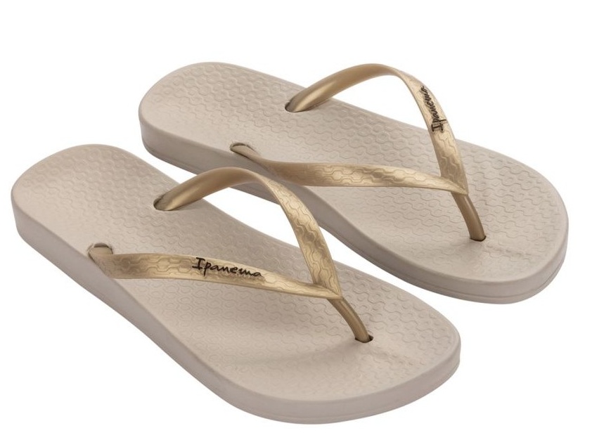Γυναικεία Σαγιονάρα IPANEMA ANATOMICA TAN FEM 780-23321-2 81030-23097 ΜΠΕΖ ΧΡΥΣΟ
