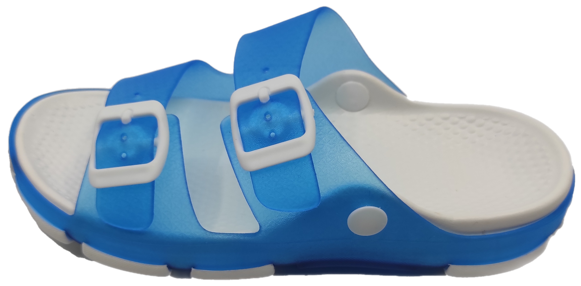 Παιδικές κοριτσίστικες Παντόφλες θαλάσσης κολυμβητηρίου L68-BLU μπλε ανοικτό