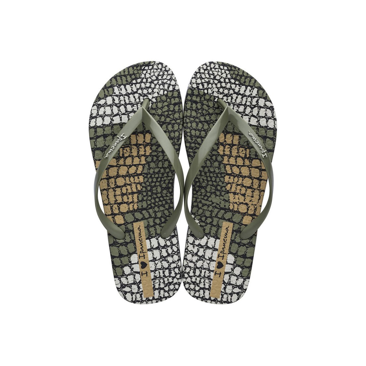 Γυναικεία Σαγιονάρα Ζωγραφιά I Love Safari IPANEMA 780-21325-2 Green-Green-Beige  