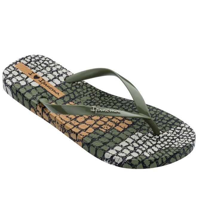 Γυναικεία Σαγιονάρα Ζωγραφιά I Love Safari IPANEMA 780-21325-2 Green-Green-Beige  