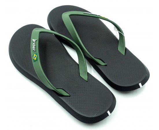 Ανδρική σαγιονάρα Αναπαυτική Rider 780-20010-6 Black-Green