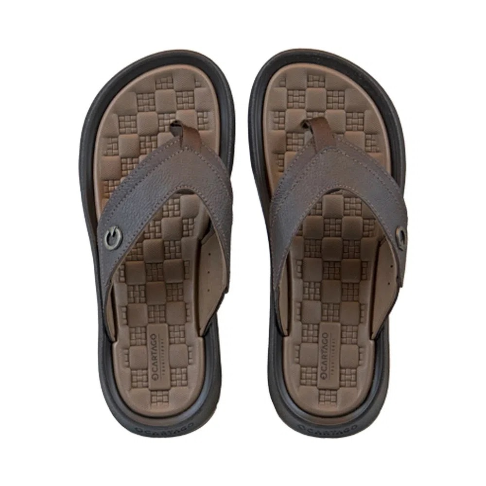 Ανδρική σαγιονάρα Αναπαυτική CARTAGO 780-20259-4 BROWN-BROWN