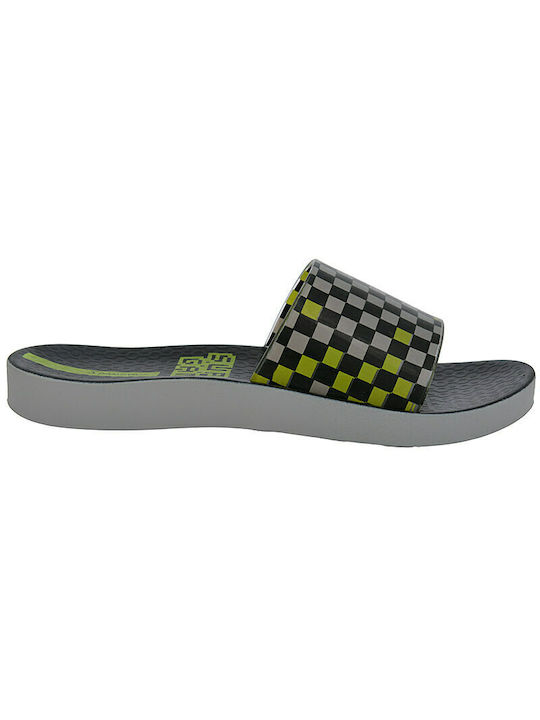 Παιδική Παντόφλα Σκακιέρα URBAN SLIDE 27-36  Ipanema 780-22429-1 26325-23208 ΜΑΥΡΟ