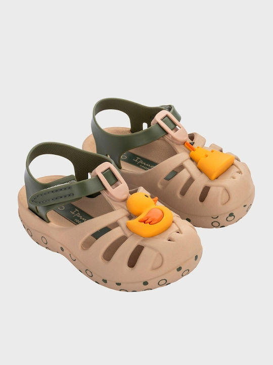 Παιδικό bebe Σαμπό Θαλάσσης 19-29 SUMMER XV BABY IPANEMA 83619-BC883 780-25403-37 BEIZE-GREEN YELLOE