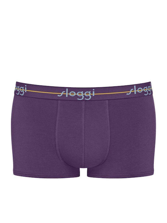 Ανδρικό Εσώρουχό Boxer Βαμβακερό 2PACK Sloggi Start Hipster 10206968-M025 ΜΩΒ-ΠΕΤΡΟΛ