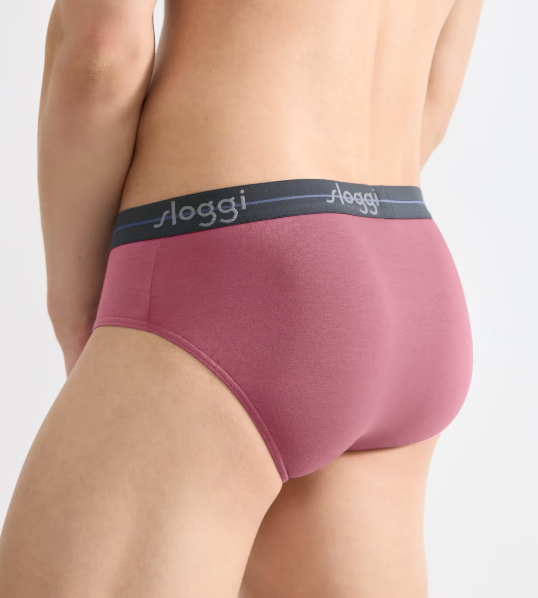 Ανδρικό Εσώρουχο Σλιπ Βαμβάκι 2 PACK SLOGGI MEN MIDI START 10206949-M021 ΜΠΛΕ-ΜΠΟΡΝΤΟ
